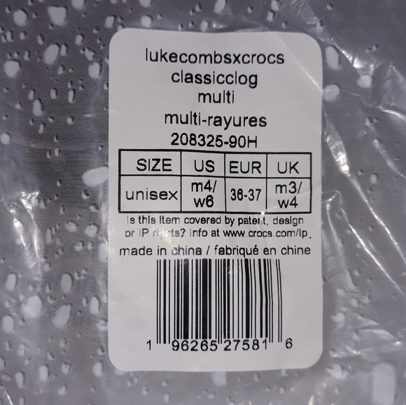 (New) Crocs Luke Combs Clogs (M4/W6) - Picture 8 of 8